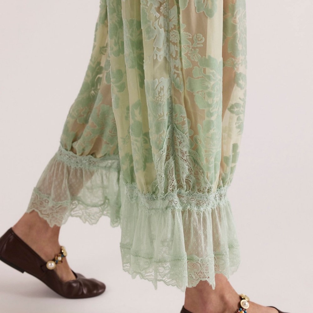 Forever Young Burnout Pants Seafoam Green - Picture 5 of 5